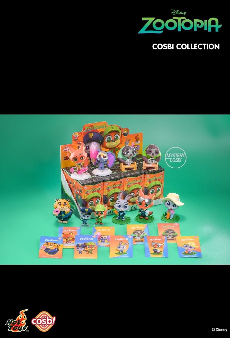 Hot Toys 優獸大都會 Zootopia Cosbi Collection (一套8款)