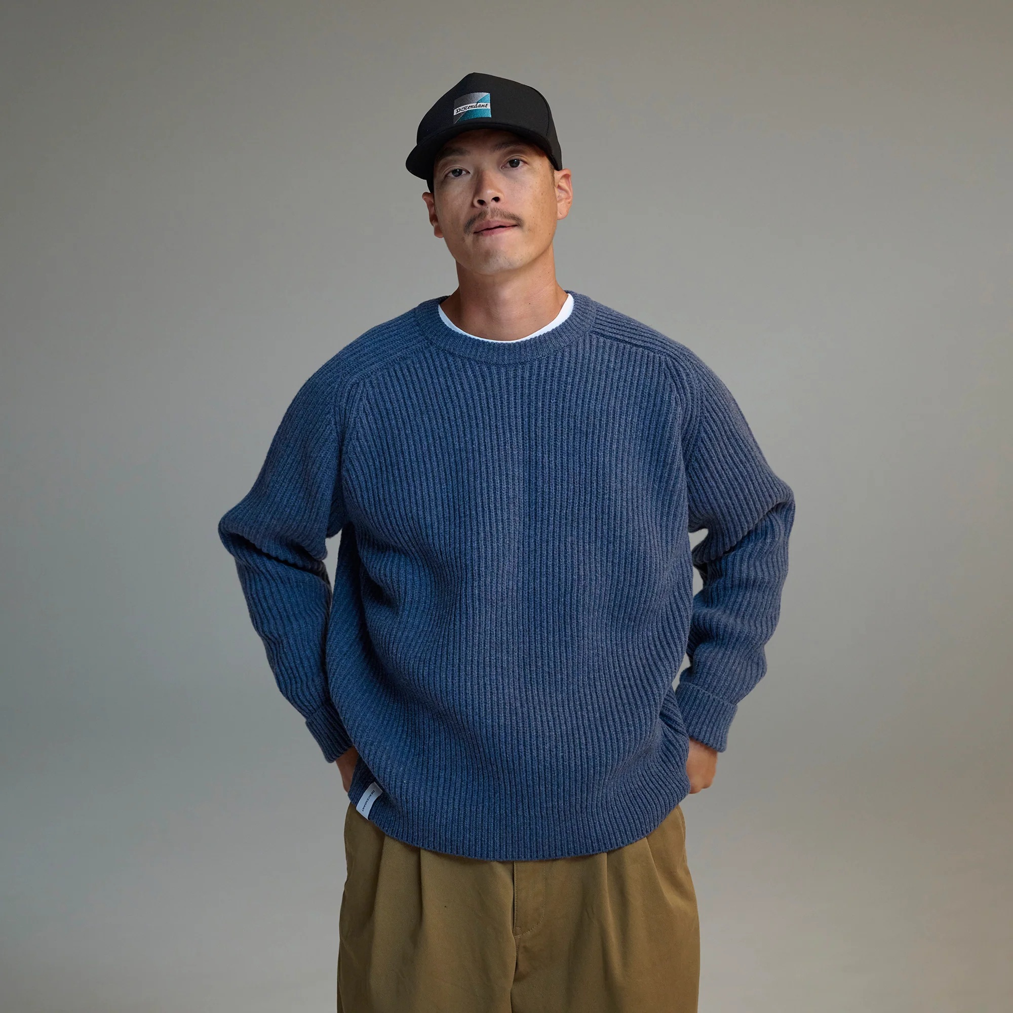 DESCENDANT 2024 A/W CLAM CREW NECK KNIT - PRE ORDER ITEM (預訂中)