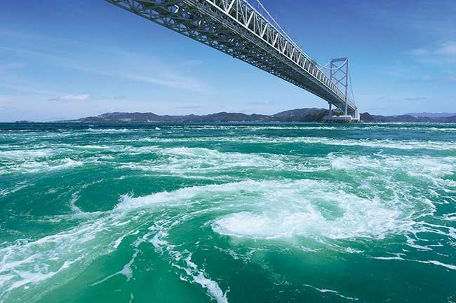 大鳴門橋和漩渦