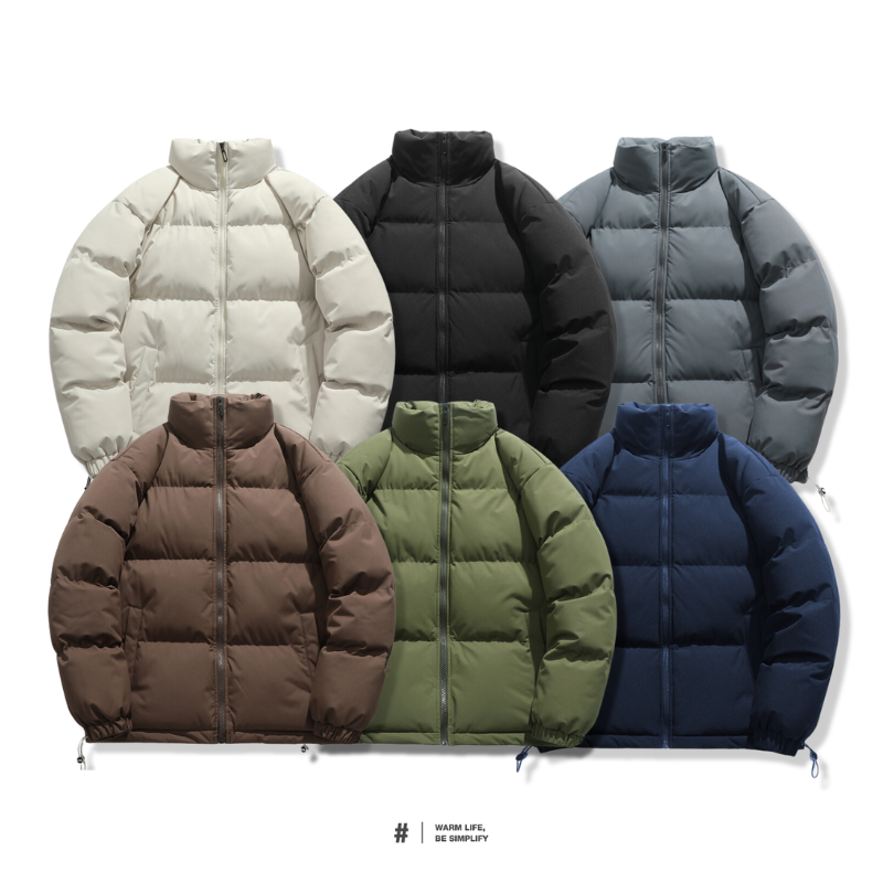 韓國冬天保暖又超值 立領麵包外套