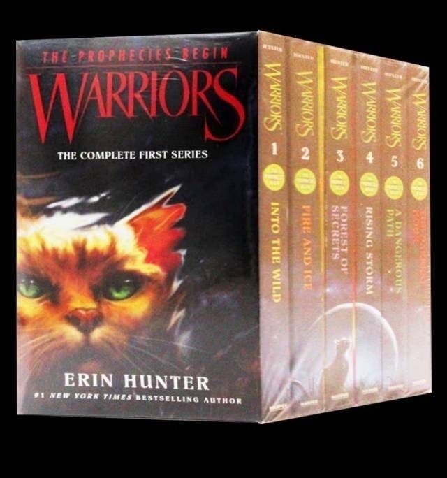 Warriors Series 1 The Prophecies Begin Collection 6 Books by Erin Hunter