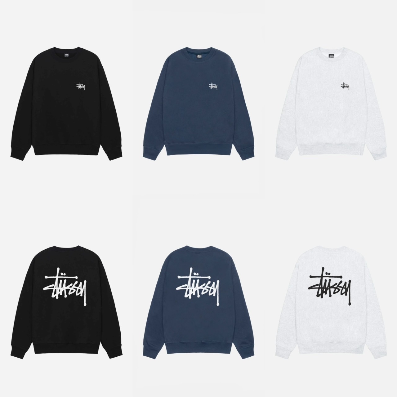 STUSSY BASIC STÜSSY CREW  字體 大學踢