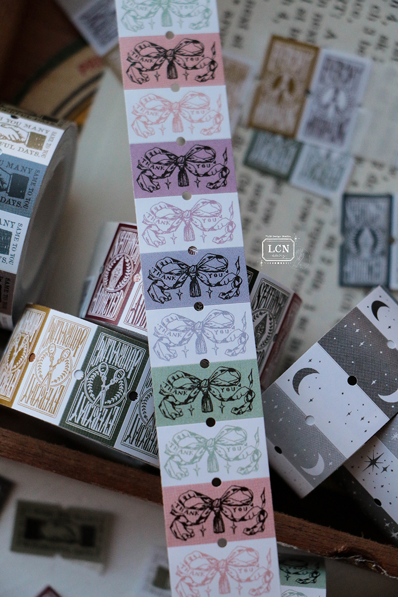 Lin Chia Ning Label Sticker Roll - Thank You