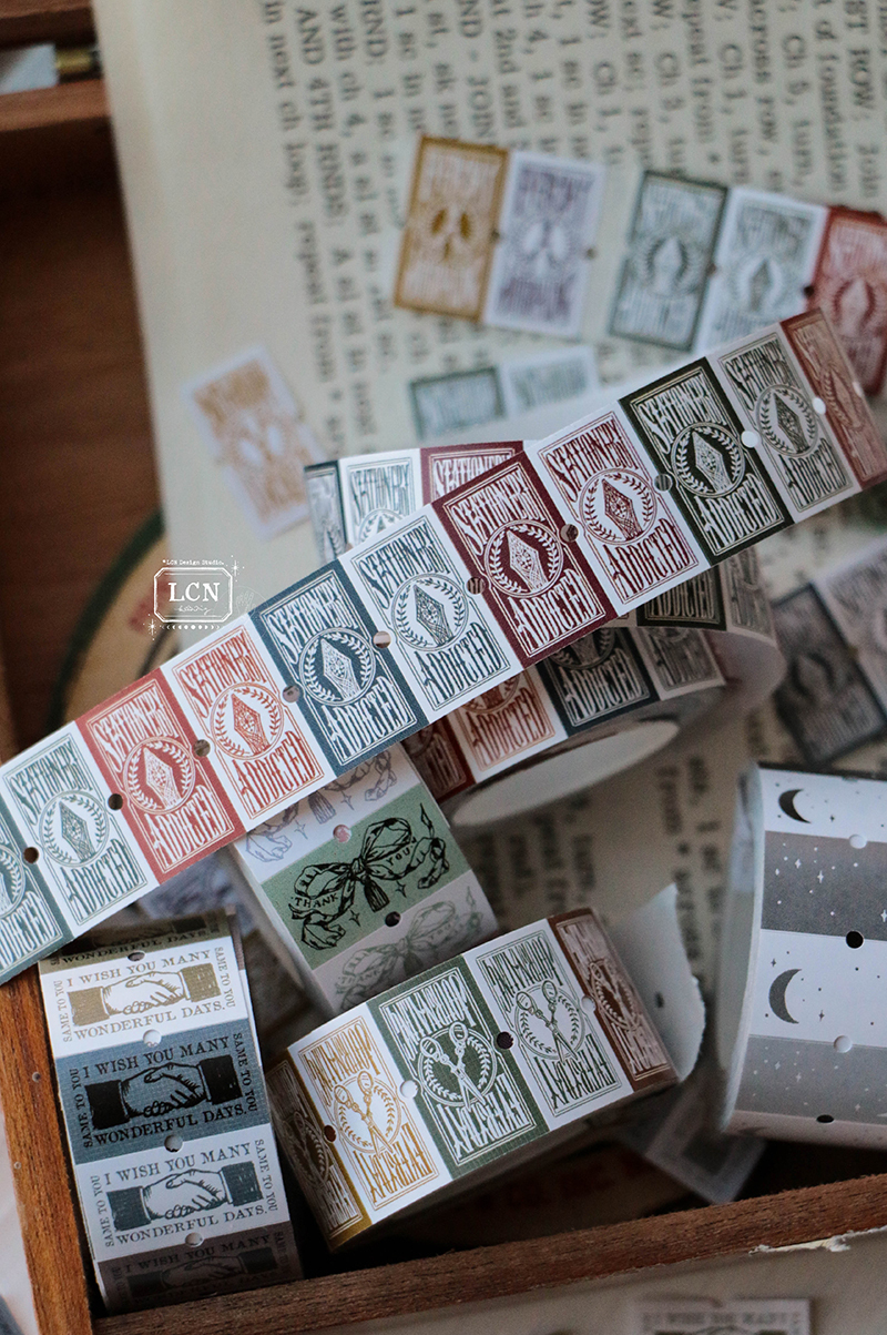 Lin Chia Ning Label Sticker Roll - Stationery Addicted