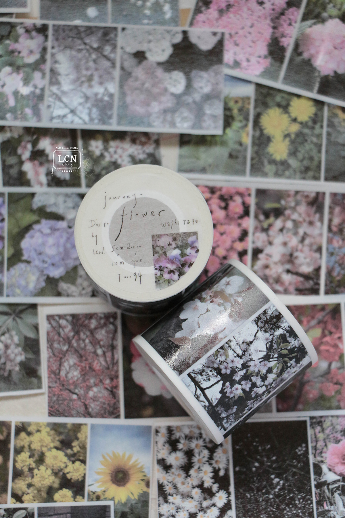 Lin Chia Ning Tape - Flower Washi