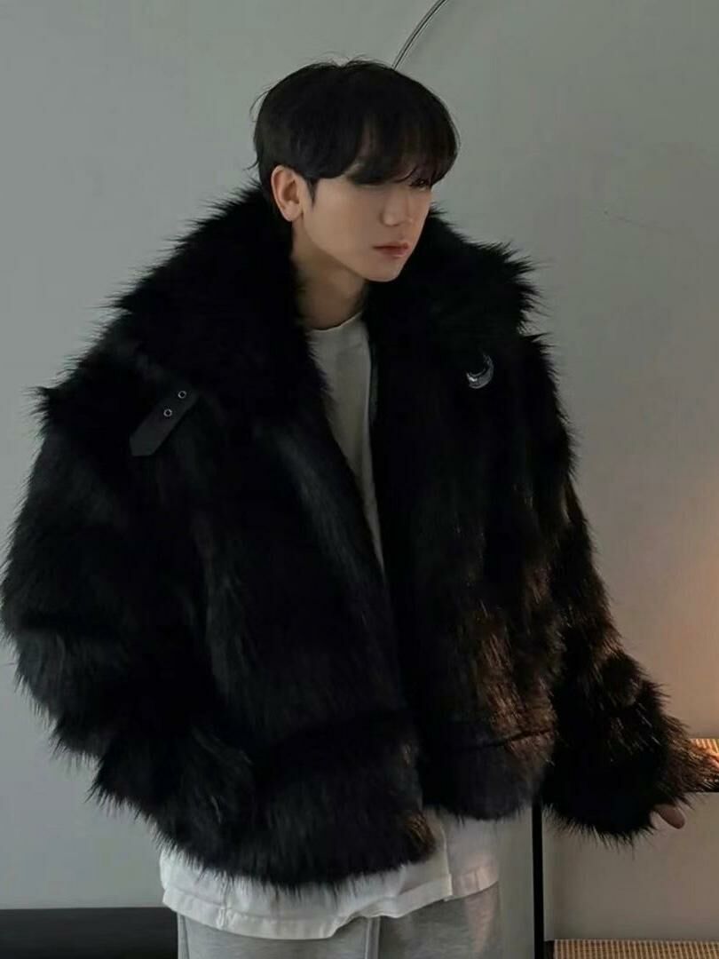 淨色毛毛褸 TAC-0059JK