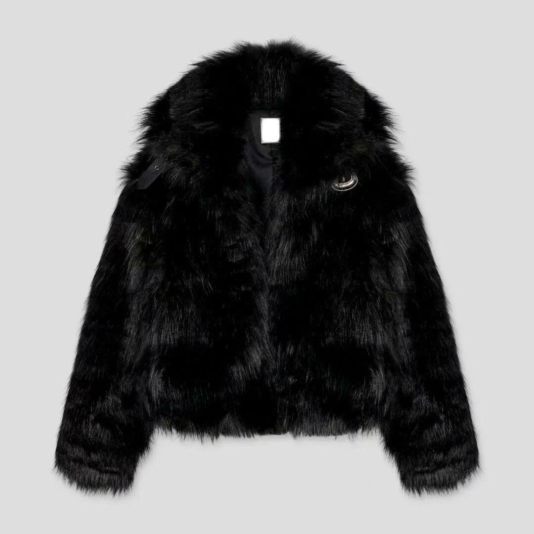 淨色毛毛褸 TAC-0059JK