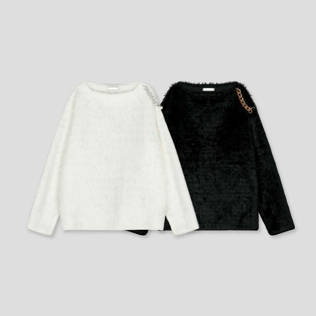 淨色毛毛長袖衫 TAC-0060T