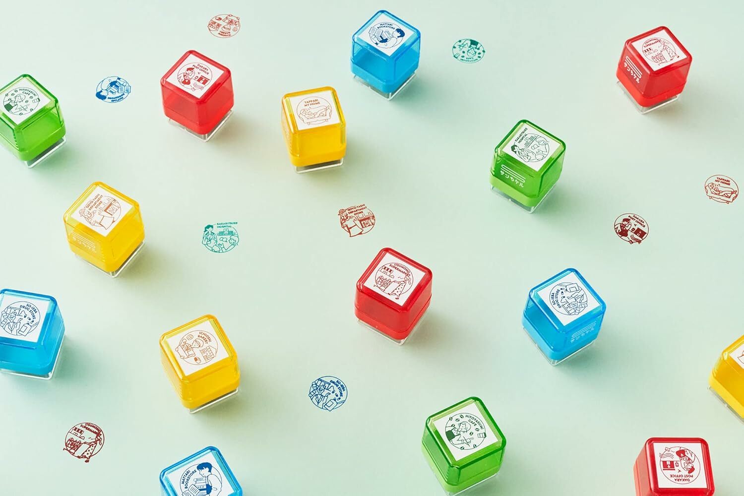 日常的風景 浸透印章 連續章｜日本 Sanby