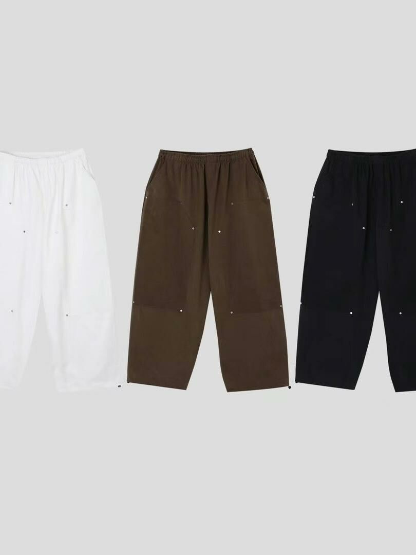 淨色可束腳鬆身褲 P3017