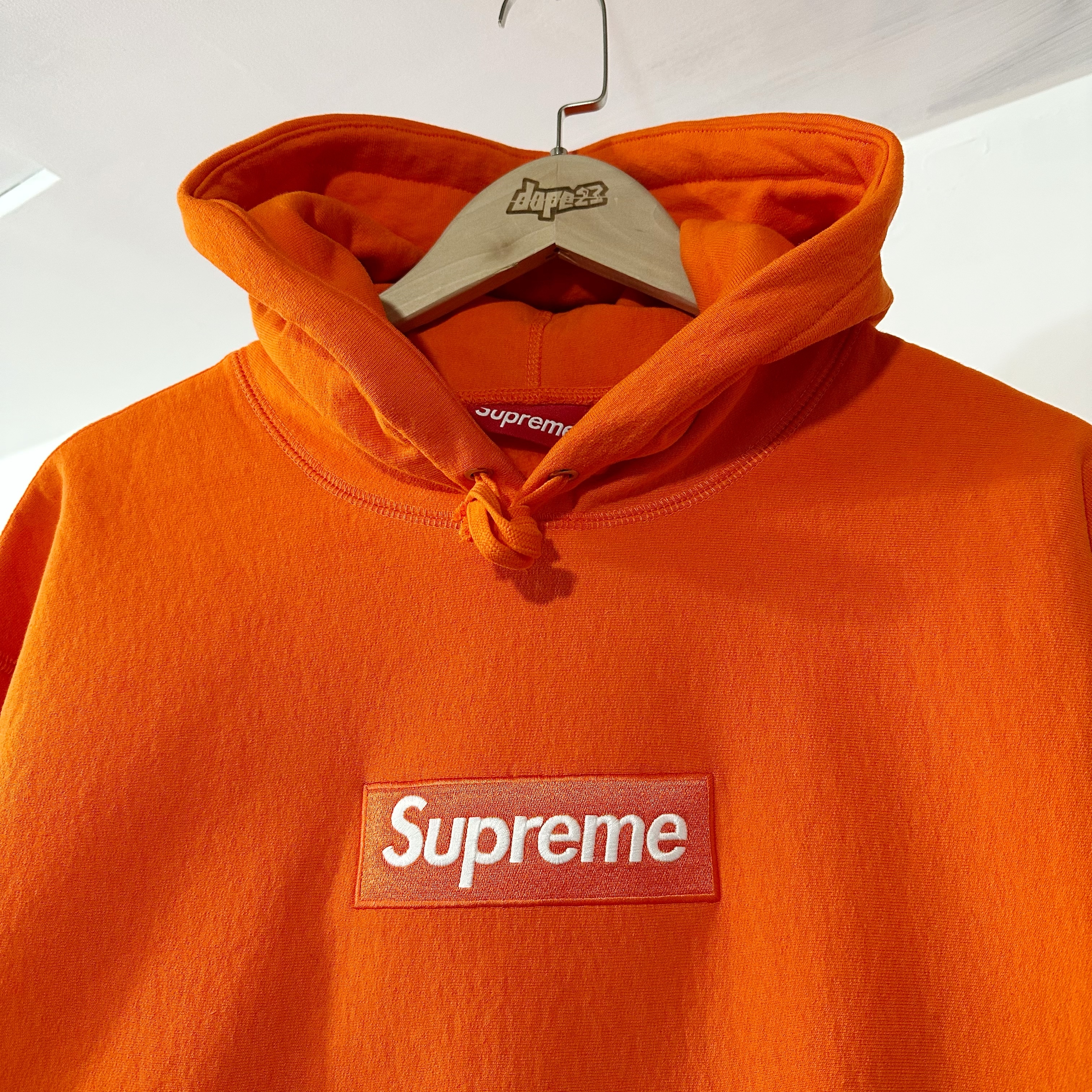 Supreme FW24 Box Logo Hooded Sweatshirt 衛衣 Orange