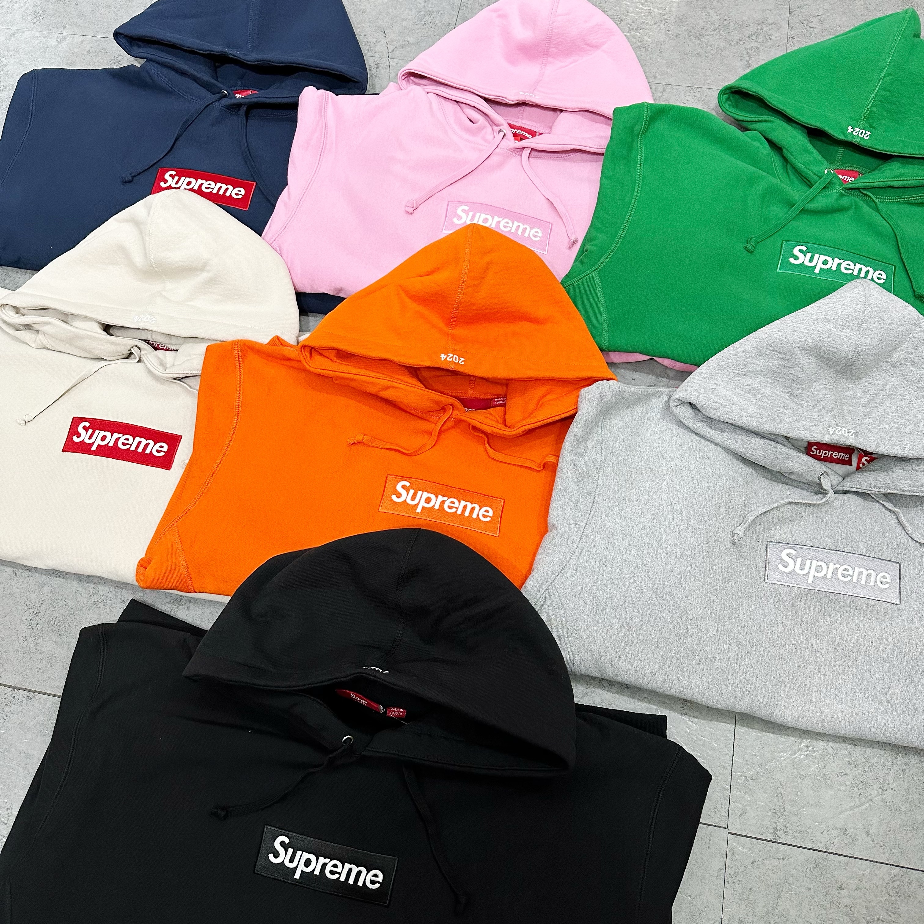 Supreme FW24 Box Logo Hooded Sweatshirt 衛衣預訂Color：Blac