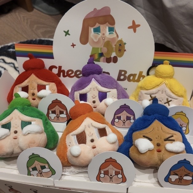 POP MART 泡泡瑪特 哭娃 CRYBABY CHEER UP, BABY!系列 毛絨掛件 盲盒