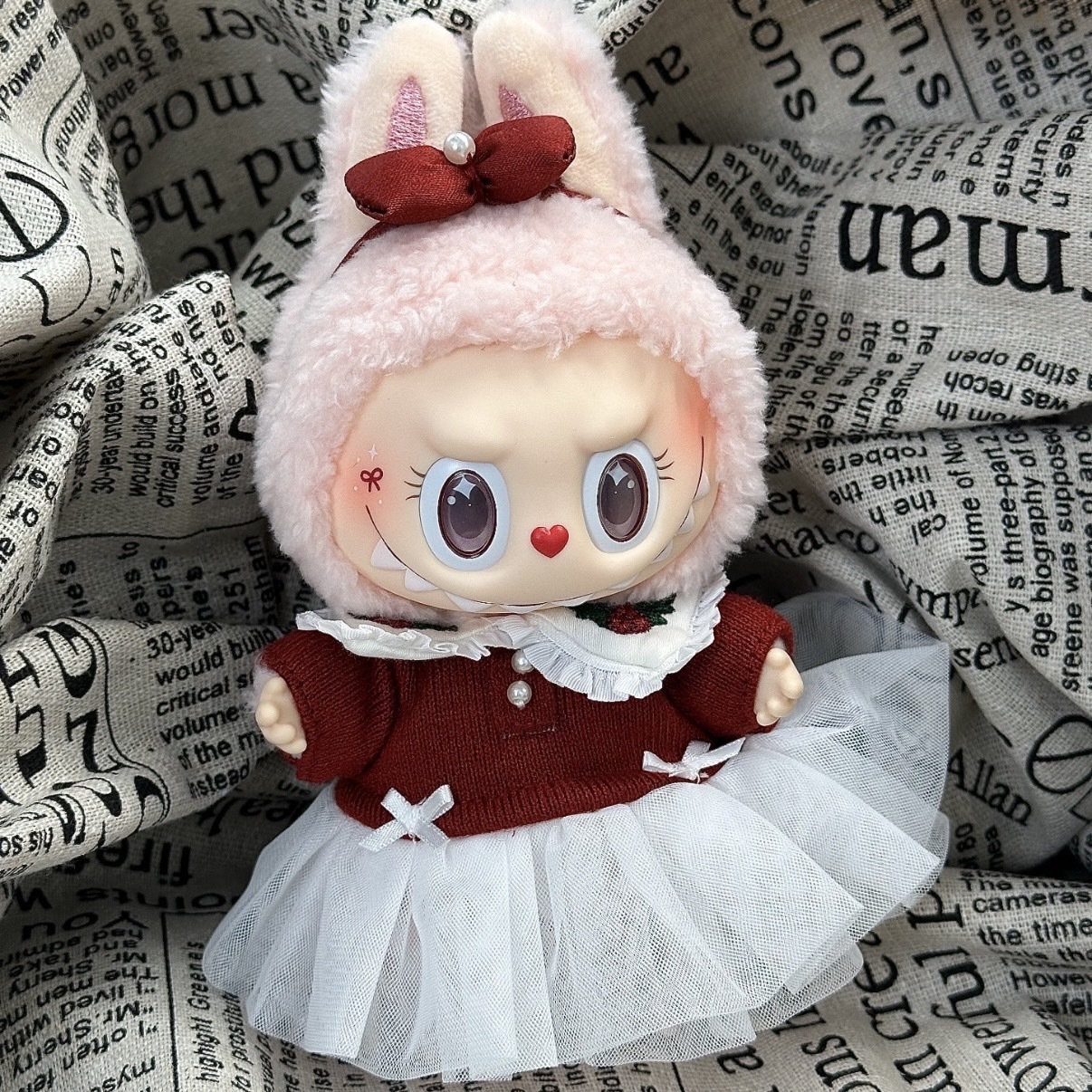 POP MART 泡泡瑪特 THE MONSTERS MOKOKO 閃閃童話系列 聖誕 自帶香味 搪膠 毛絨公仔 掛件