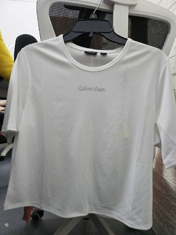 [S] CALVIN KLEIN MODERN SPORT CREWNECK T-SHIRT,WHITE, SP40597900-404F238540 (SCK668)