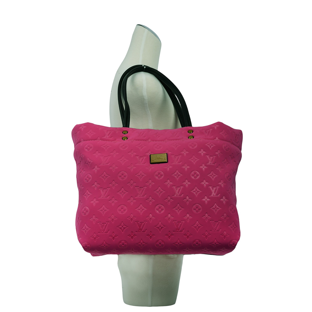 Scuba MM Monogram 潛水布肩背包/托特包(桃紅色) RC3078