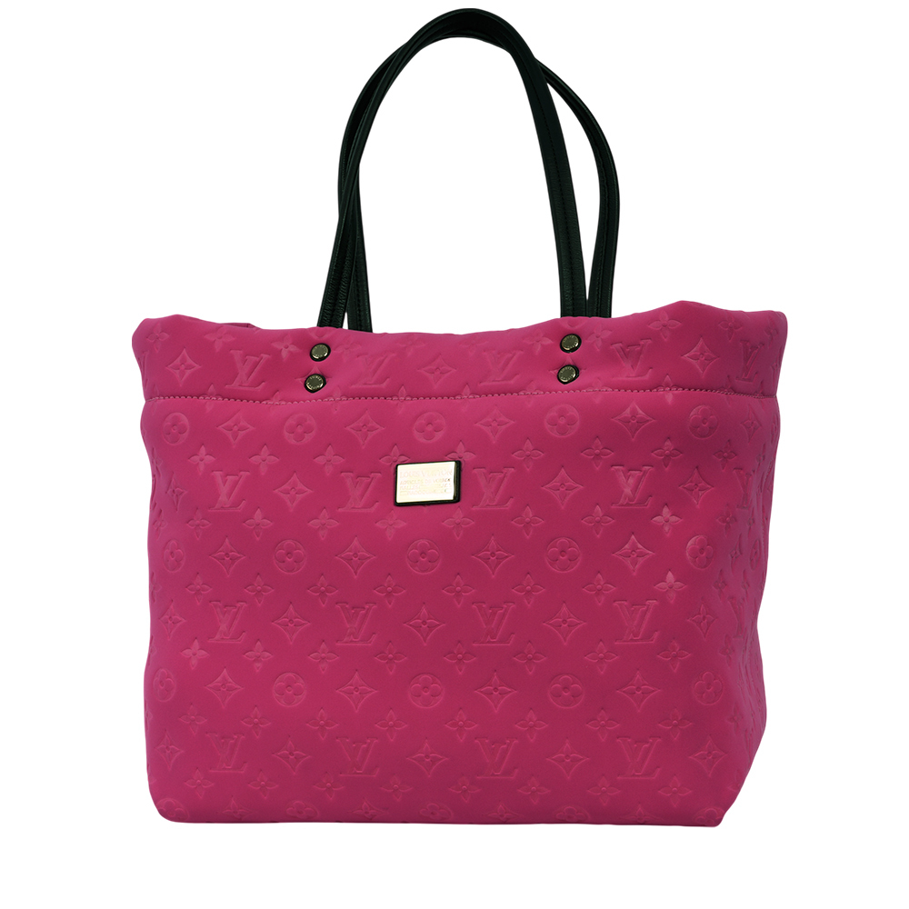 Scuba MM Monogram 潛水布肩背包/托特包(桃紅色) RC3078