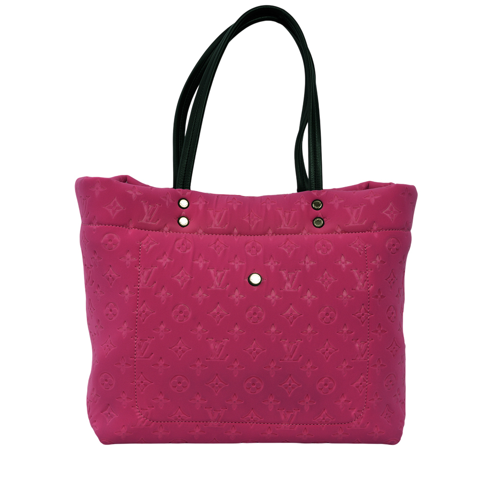 Scuba MM Monogram 潛水布肩背包/托特包(桃紅色) RC3078