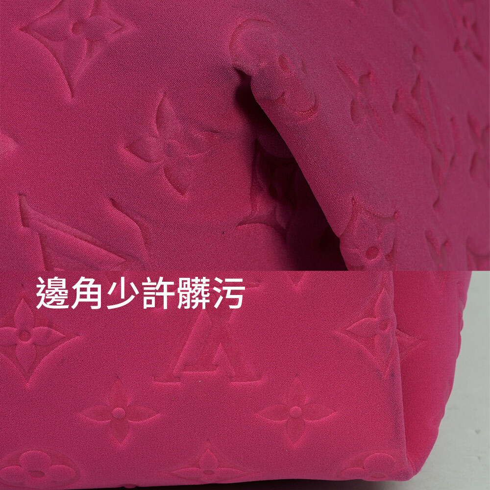 Scuba MM Monogram 潛水布肩背包/托特包(桃紅色) RC3078