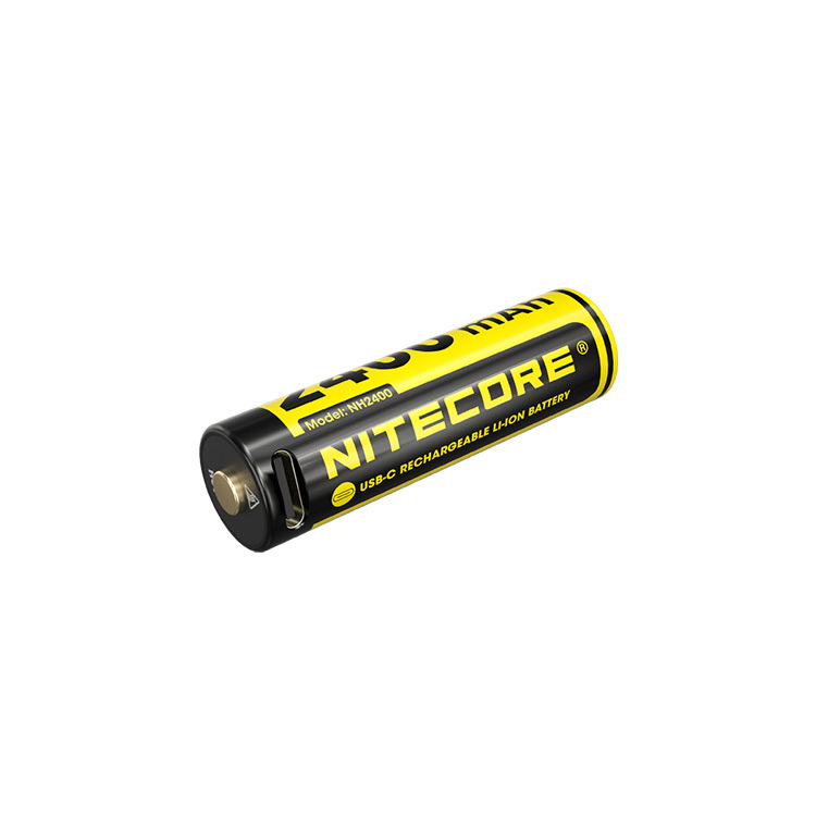 Nitecore NH2400 1.5V 2400mAh USB-C 充電 AA 電池