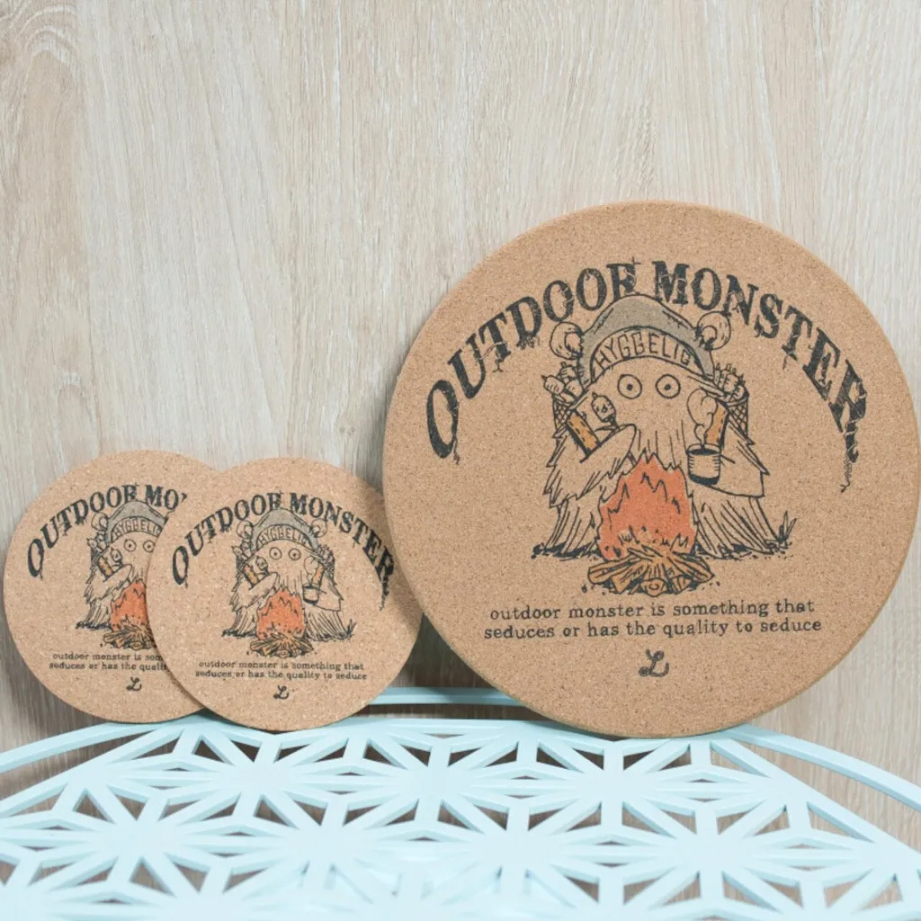 【HYGGELIG】Outdoor Monster軟木鍋墊＆杯墊
