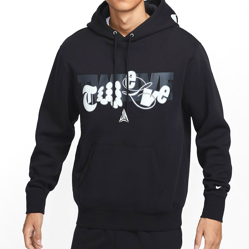 Nike JA M Club BB Po Hoodie 男款 黑色 帽T 塗鴉 喬丹 連帽 長袖 FZ1039-010