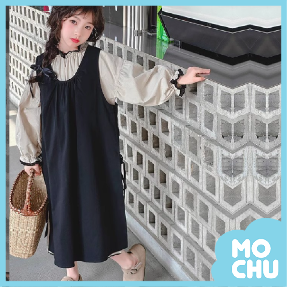 森林系兩件式連身裙套裝