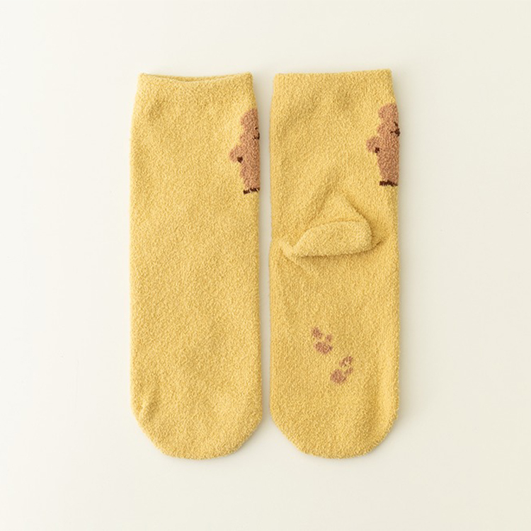 【Dinotaeng】HAPPY QUOKKA FLUFFY SOCKS 造型絨毛襪