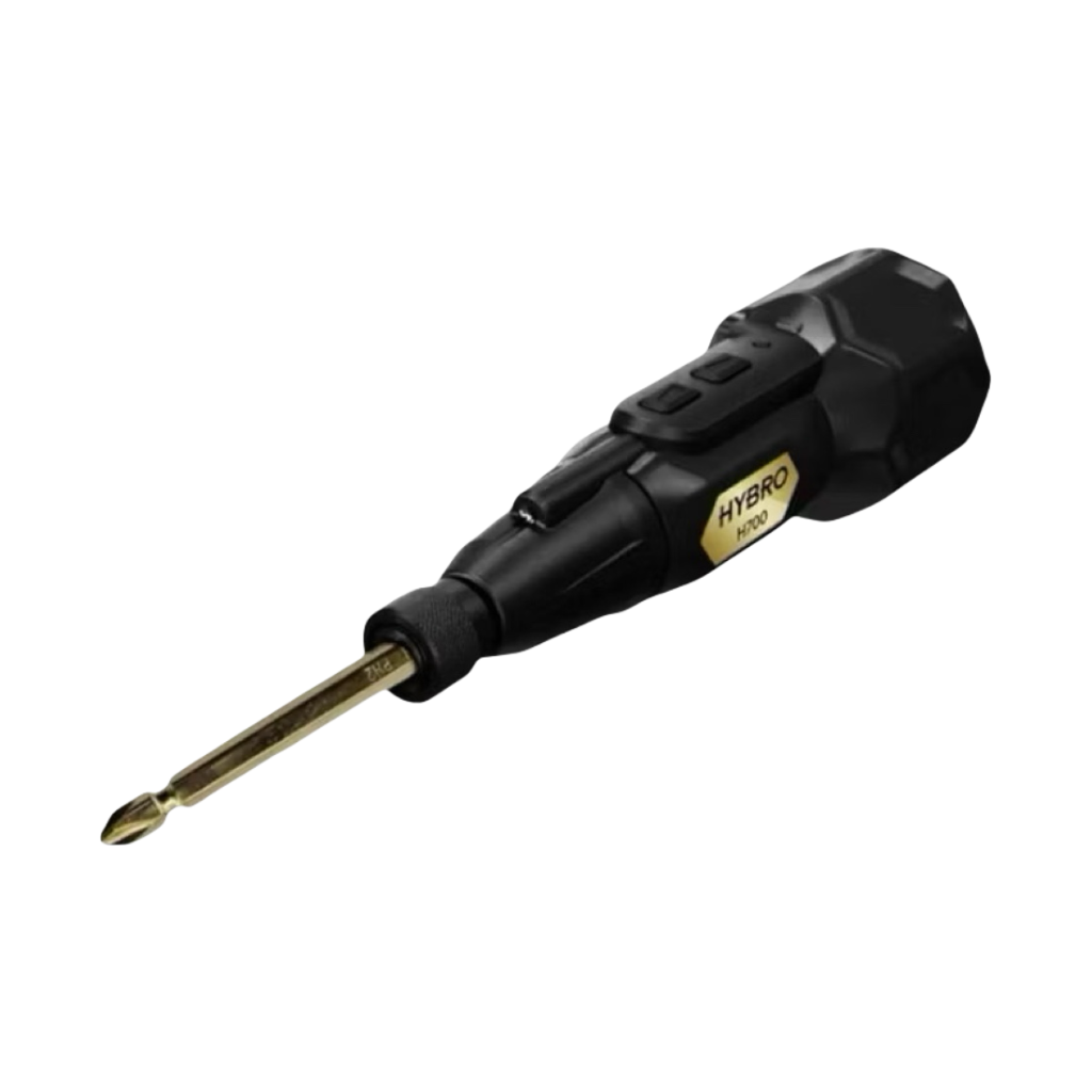 HYBRO H700Q01 電動+手動兩用起子 專業型 (高扭力) LED工作燈 金色電鍍