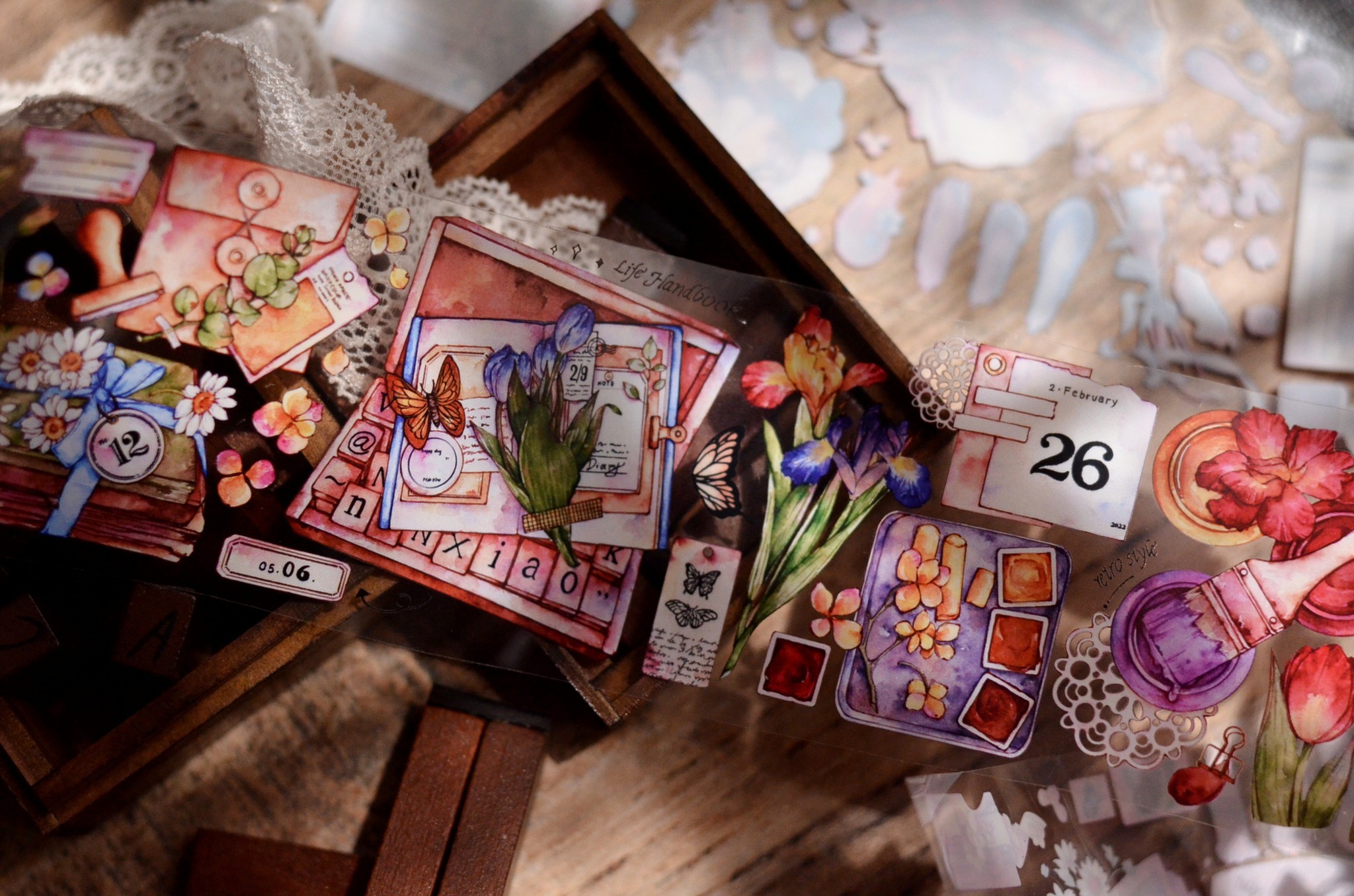 Xiaobaijia - Handbook Story PET Tape