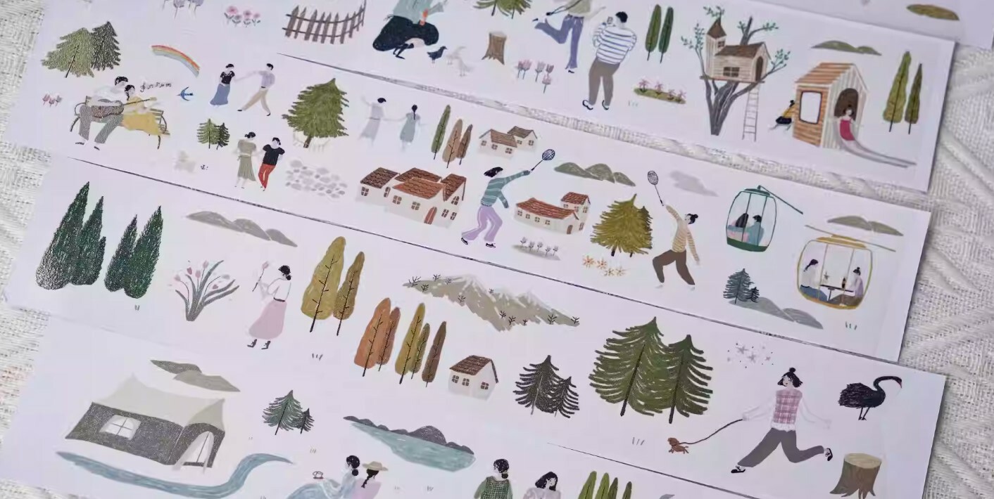 Wanle Studio - In The Park Washi Tape