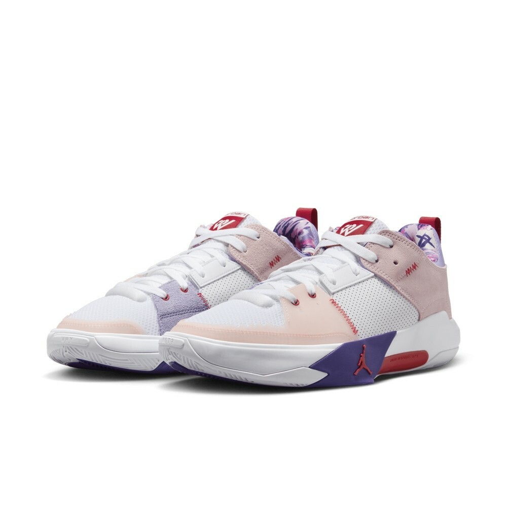 Nike Jordan One Take 5 PF 籃球鞋 白粉紫 FQ3101-100