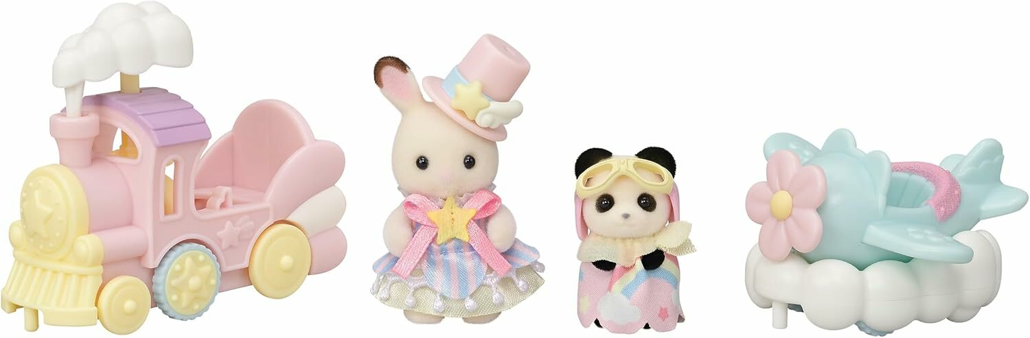 《 森林家族 》 森林家族夢想城堡火車飛機組