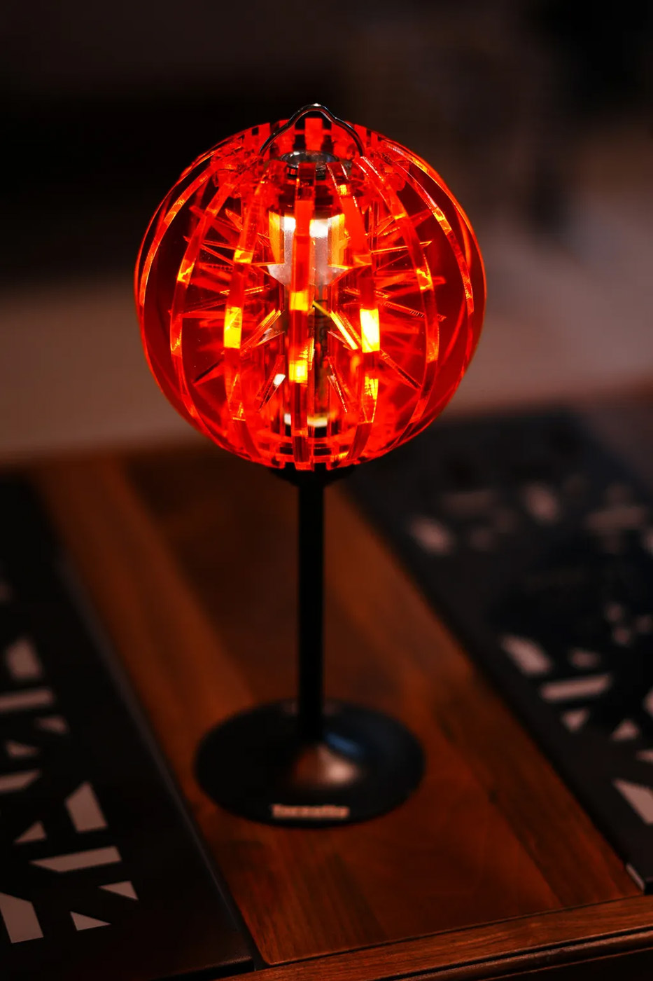 【幾何工廠】 壓克力燈罩 LUNA | 限量火焰橘