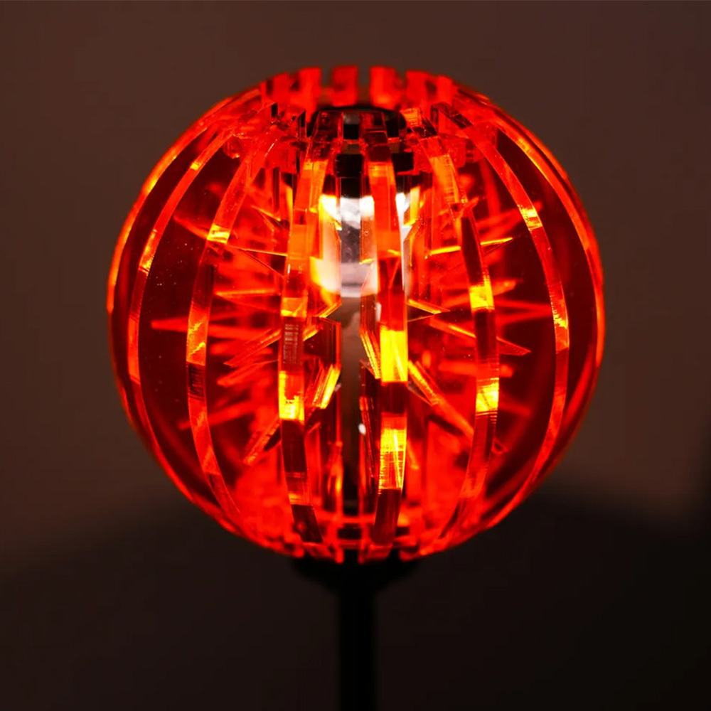 【幾何工廠】 壓克力燈罩 LUNA | 限量火焰橘