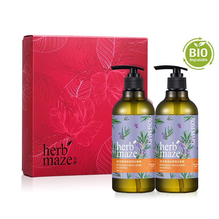 植萃香氛洗髮精禮盒-500ml洗髮x2★附贈提袋