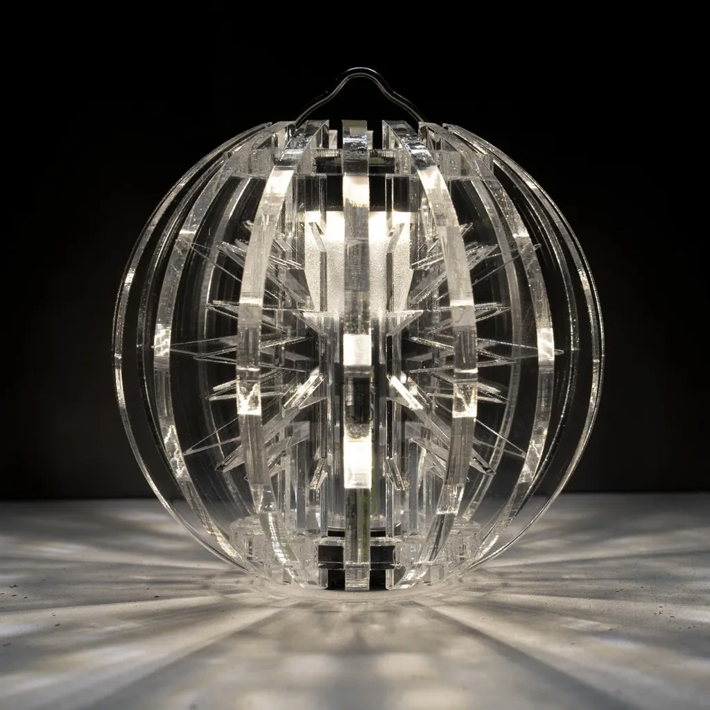 【幾何工廠】 壓克力燈罩 LUNA | 透明色