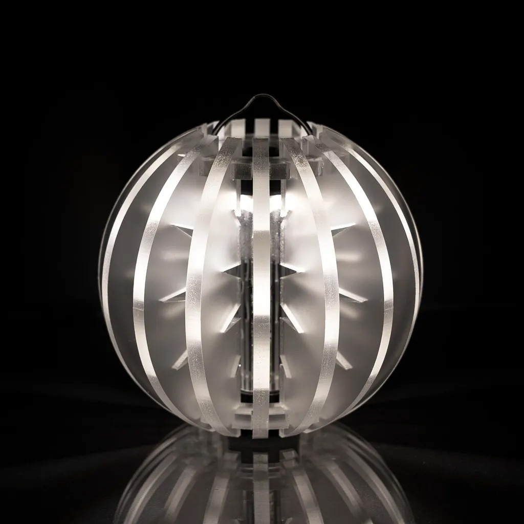 【幾何工廠】 壓克力燈罩 LUNA | 冰雪色