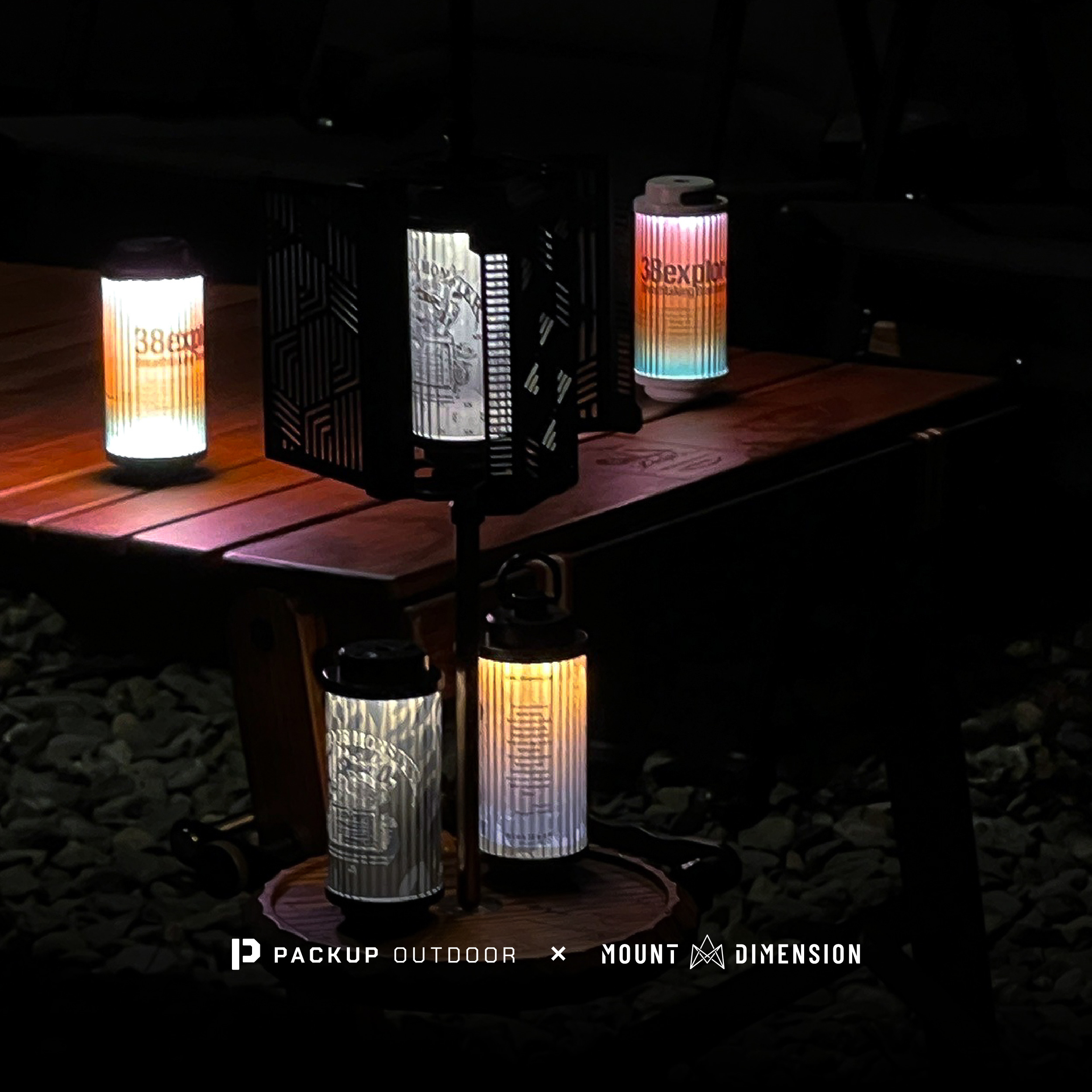 Packup Outdoor X Mount Dimension - The Prism 38 燈罩