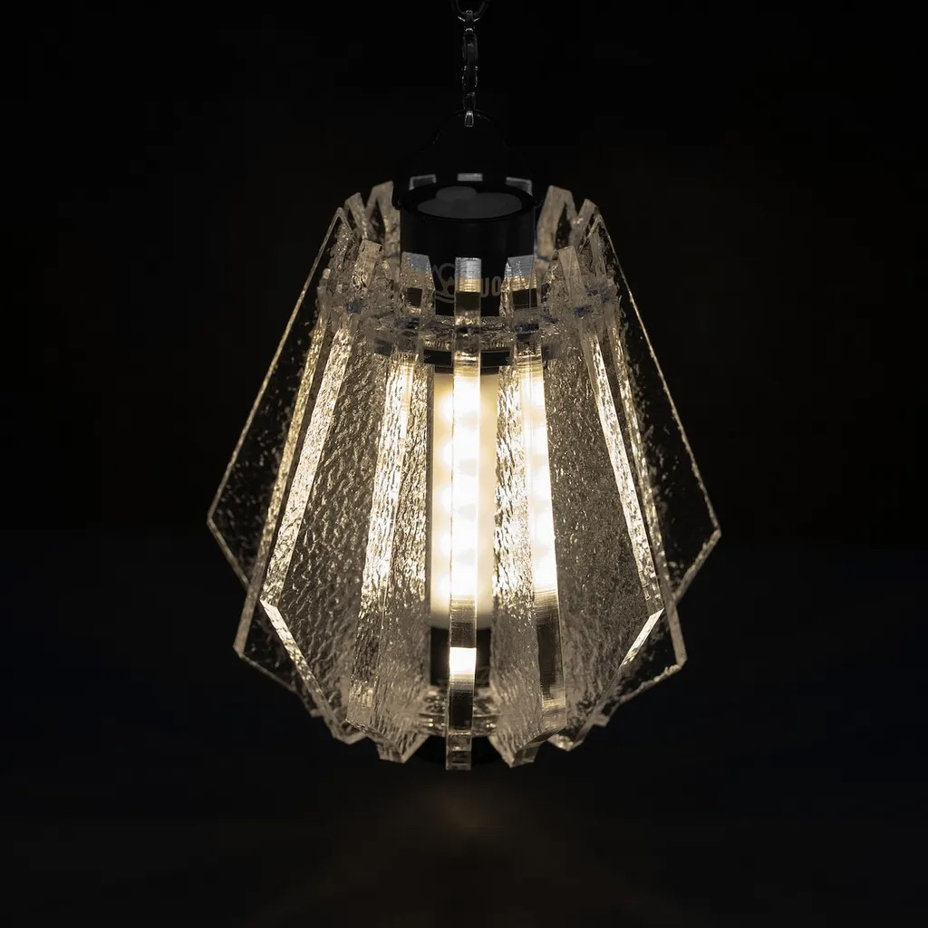 【幾何工廠】花瓣壓克力燈罩 | Retro Glass 水波紋