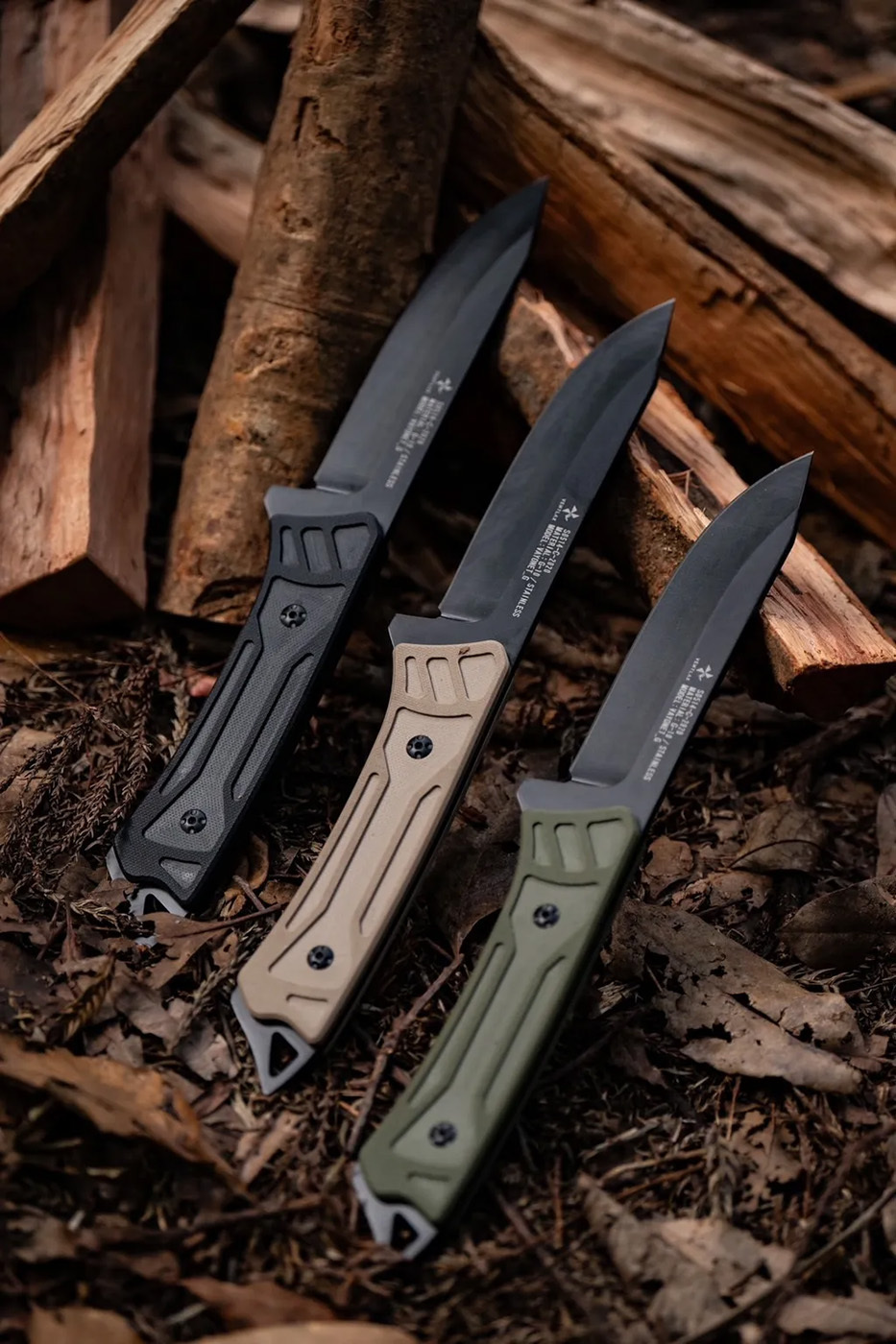 【VENTLAX】戰術萬用刀 (龍骨一體成型) 附收納盒