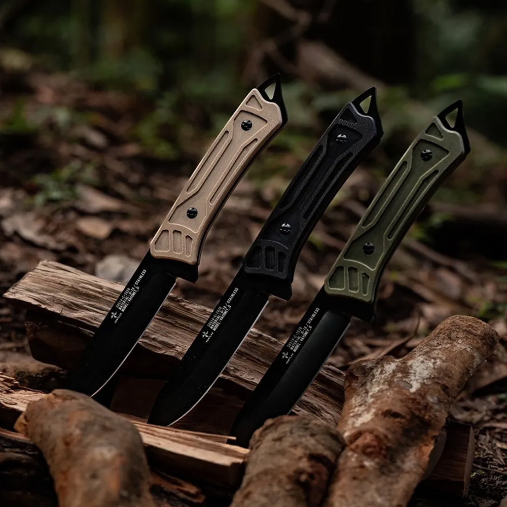 【VENTLAX】戰術萬用刀 (龍骨一體成型) 附收納盒