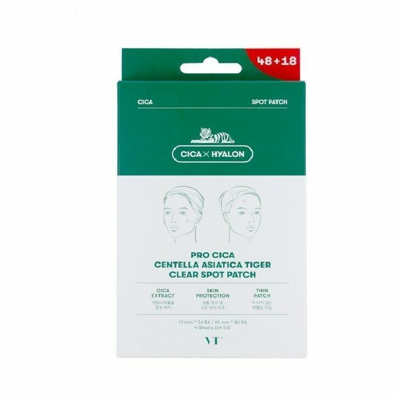 VT - *China ver,*Pro Cica Centella Asiatica Tiger Clear Spot Patch (66EA)8809695674