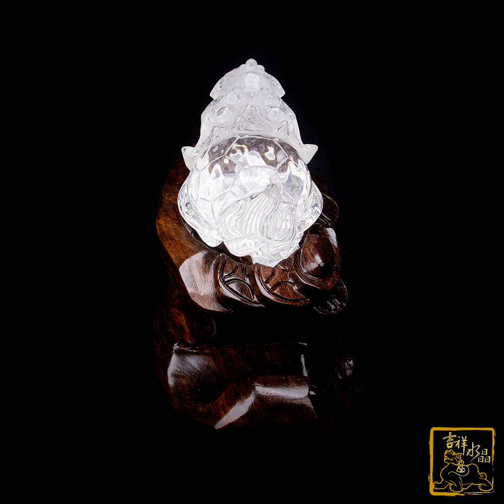 白水晶龍龜315g 轉運化太歲【吉祥水晶專賣店】