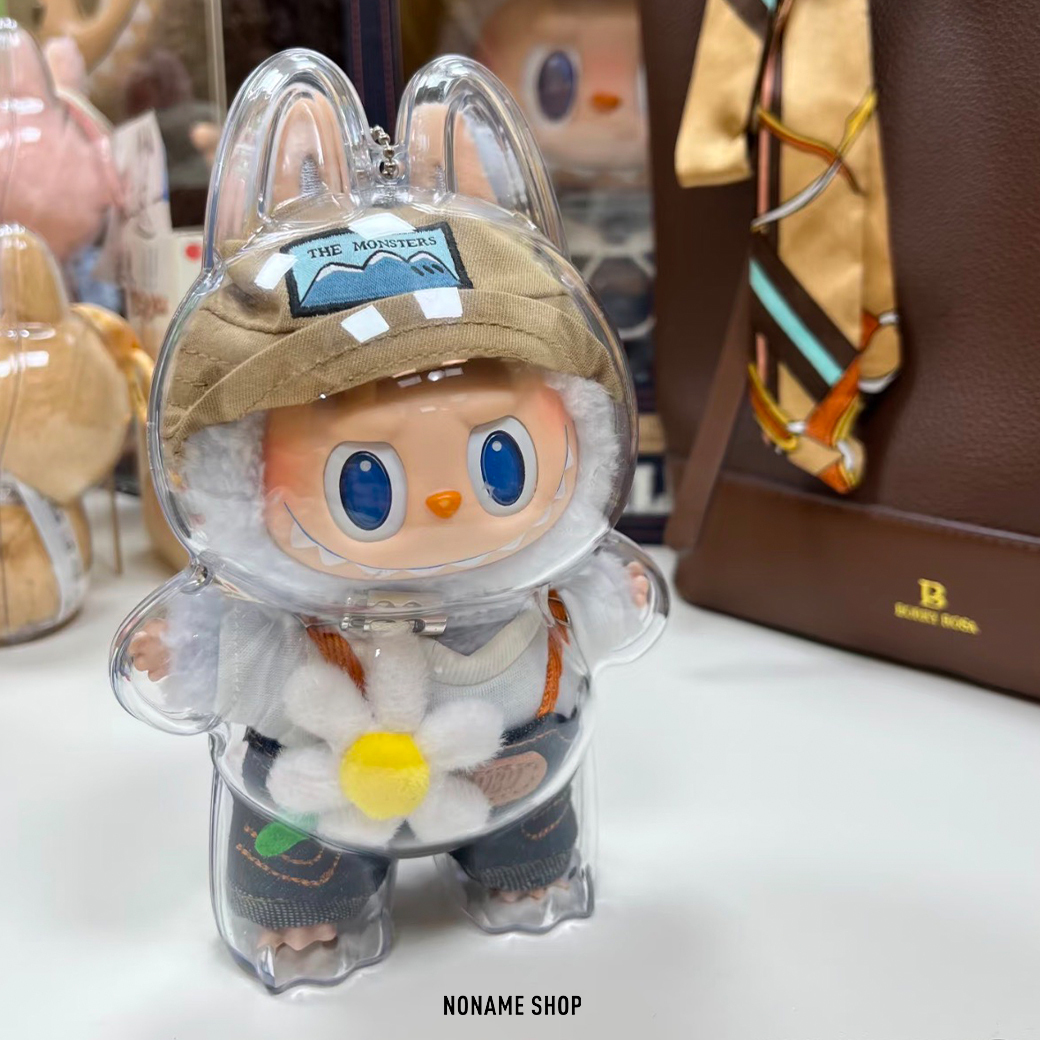LABUBU 小春天野在家 壓克力 透明 保護殼 (不含娃娃)