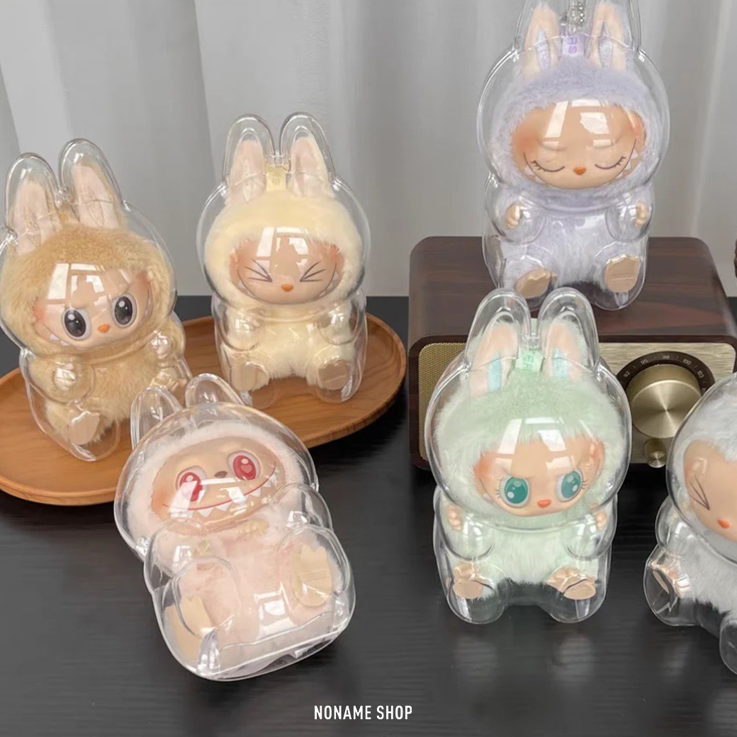 LABUBU 坐坐派對 壓克力 透明 保護殼 (不含娃娃)