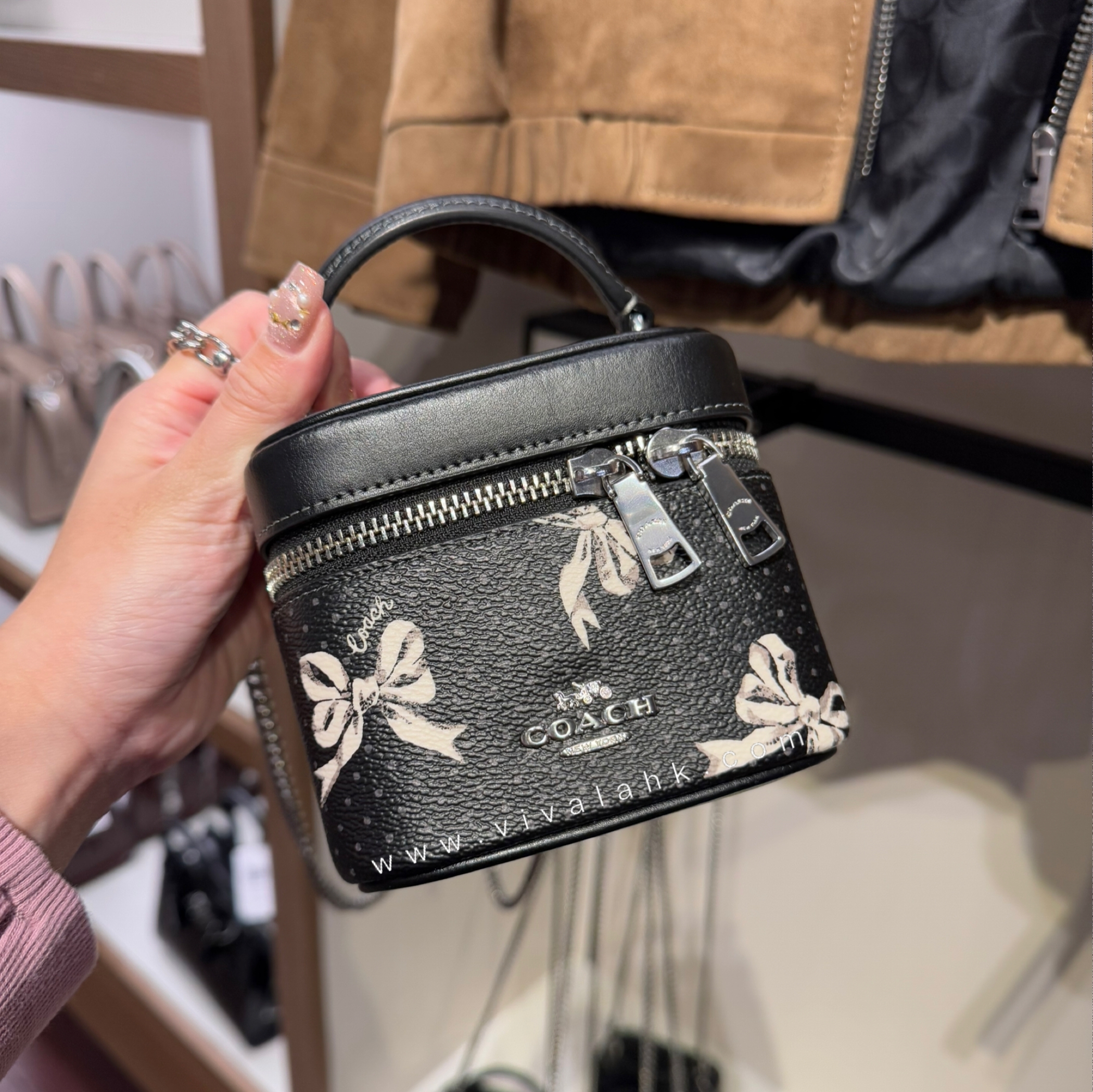 Coach - Ava 斜孭袋 (蝴蝶結花) (CZ523)