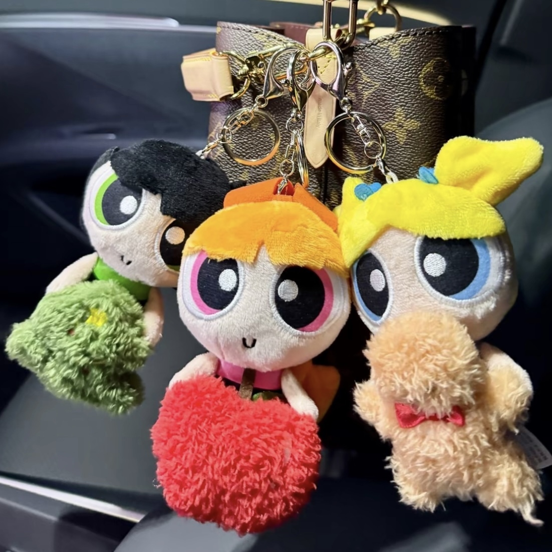 飛天小女警 電腦掛 聖誕系列 毛絨 13CM高/代購