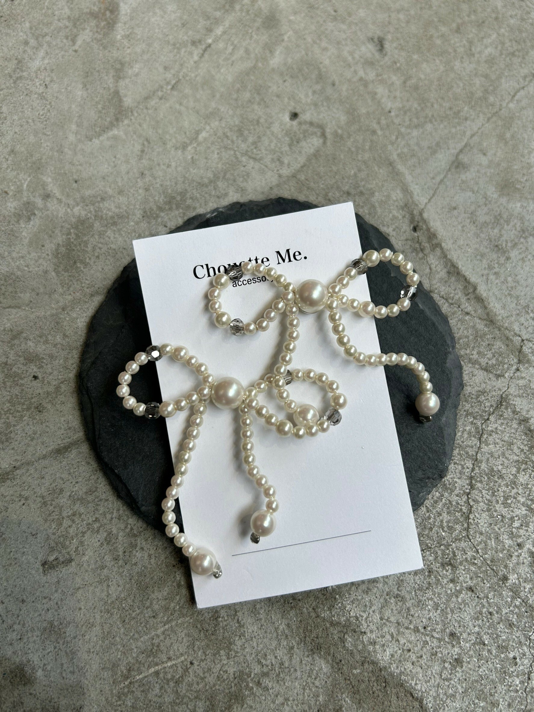 [Chouette Me.] ribbon pierce