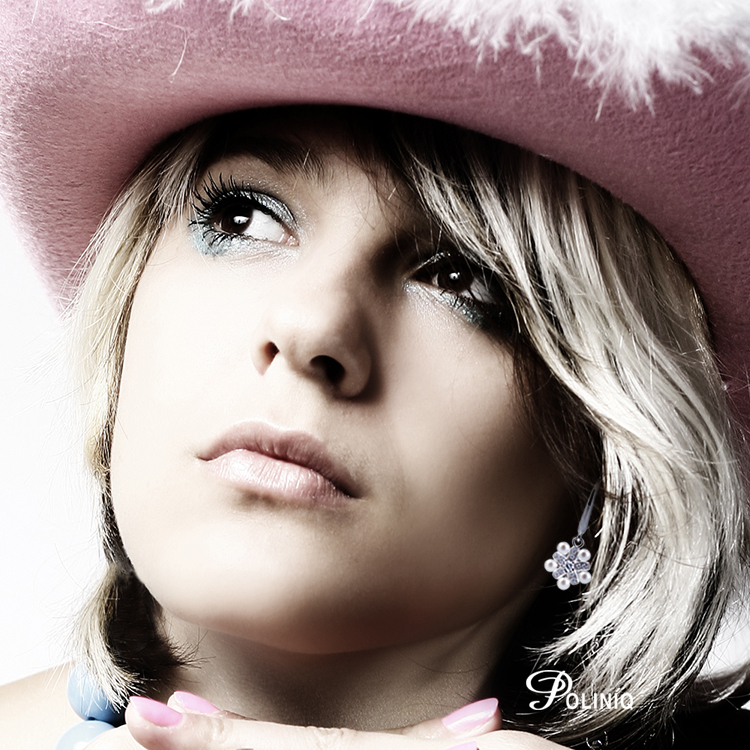 天然珍珠「雪花」 925純銀晶鑽耳環-PWSNE0017